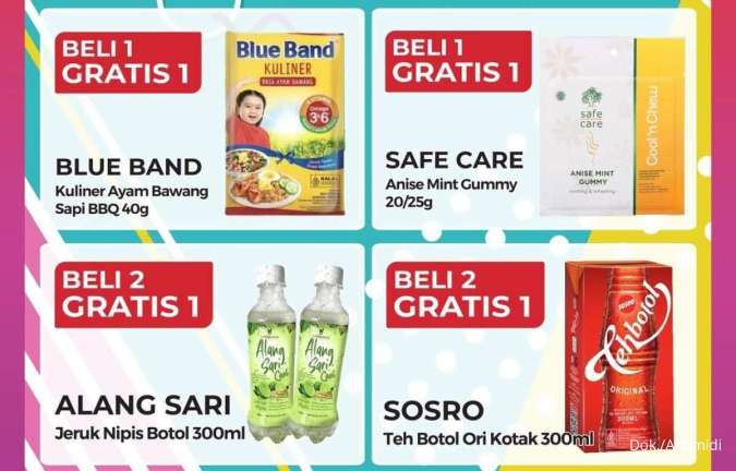 Promo Alfamidi Ngartis 1-15 Desember 2025, Beli 1 Gratis 1 Blue Band-Banana Milk