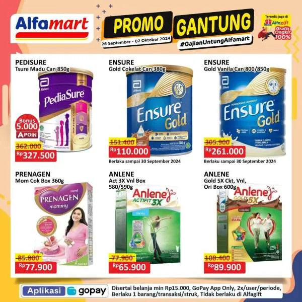 Promo Alfamart Gantung Periode 26 September-2 Oktober 2024