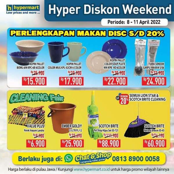 Promo JSM Hypermart 8-11 April 2022, Hyper Diskon Weekend Terbaru