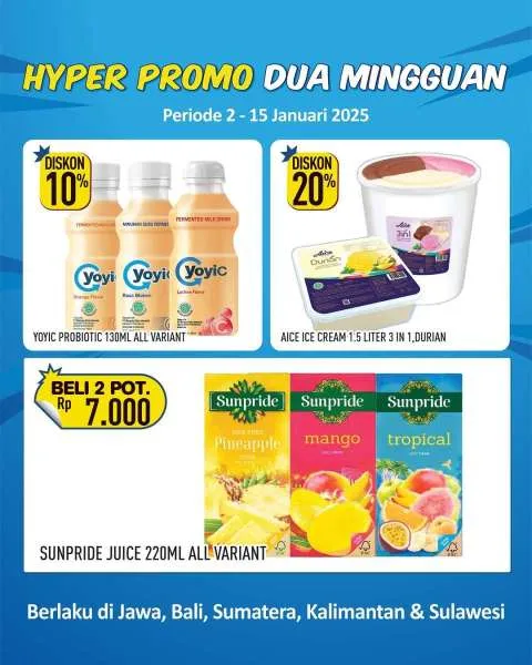 Promo Hypermart Dua Mingguan Periode 2-15 Januari 2024