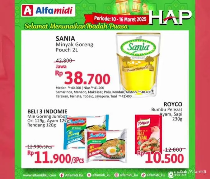 Promo Alfamidi Hemat Satu Pekan Periode 10-16 Maret 2025