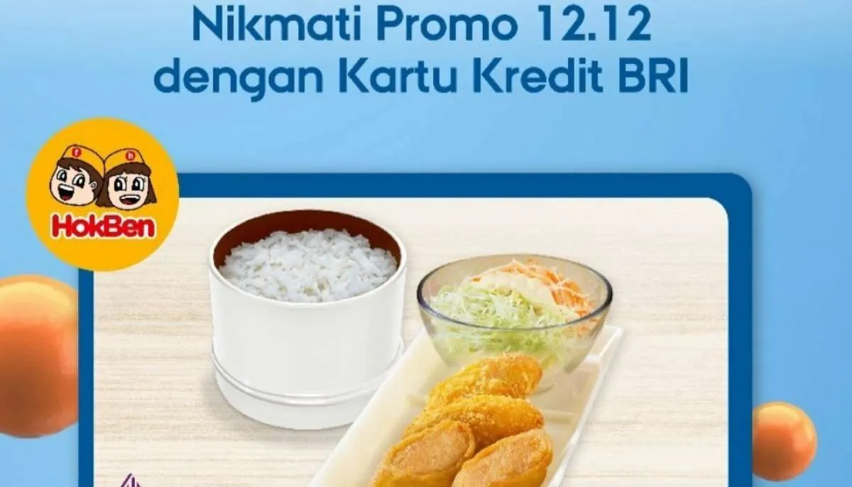Promo HokBen 12.12 Serba Rp 12.000 dengan BRI, Hanya Hari Ini 12 Desember 2023