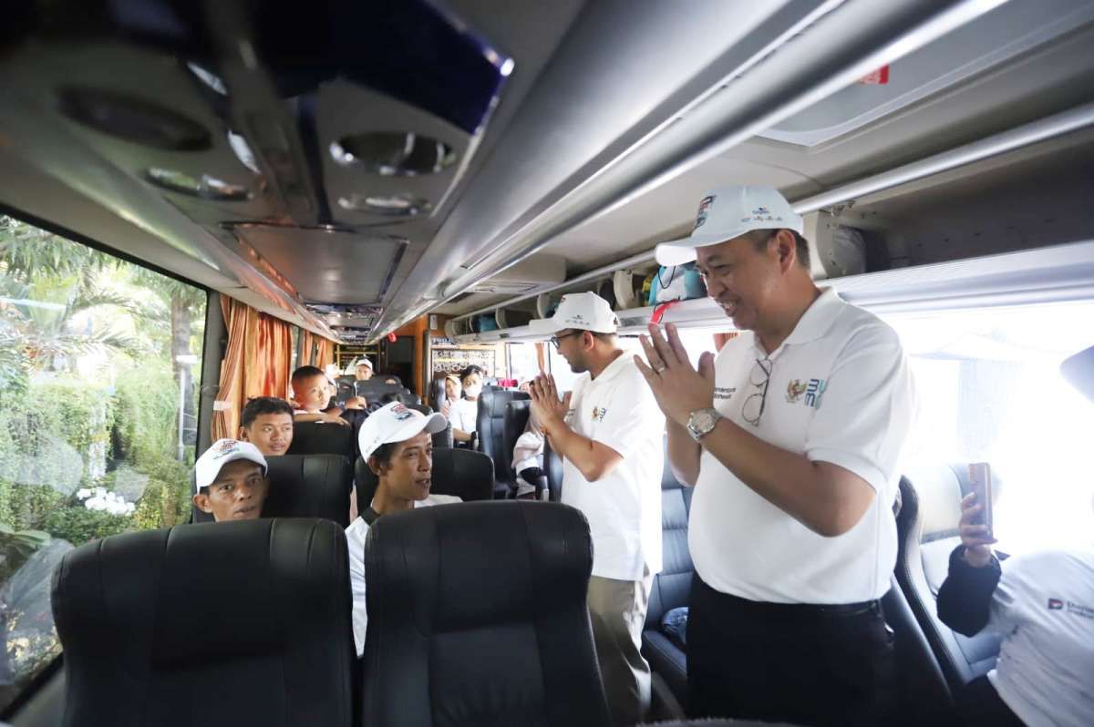 Mudik Nyaman Bersama TASPEN Berangkatkan 1.400 Pemudik