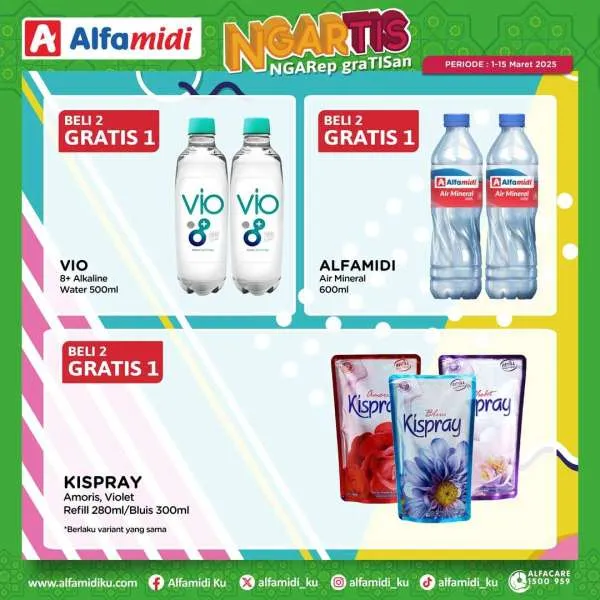 Promo Alfamidi Ngartis (Ngarep Gratisan) Periode 1-15 Maret 2025