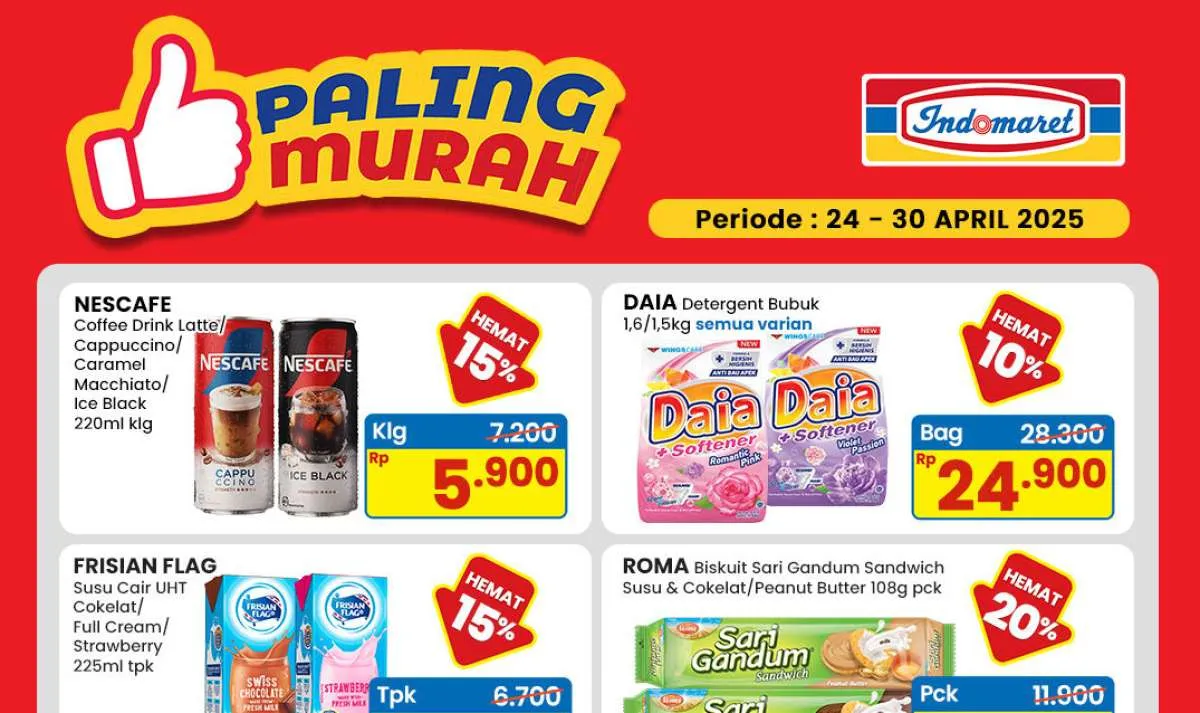 Promo Deterjen & Sabun Mandi di Indomaret Berakhir Besok, Ada Diskon di Superindo