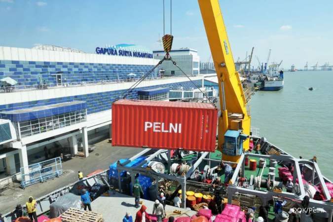 Pelni sudah mengangkut muatan kontainer di kapal penumpang 5.009 TEUs hingga 17 Juni