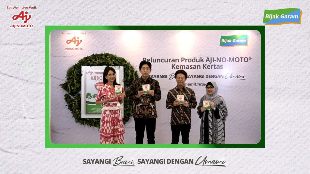  PT Ajinomoto Indonesia Luncurkan MSG AJI-NO-MOTO dengan Kemasan Kertas