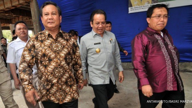 Deklarasi Prabowo sebagai calon presiden molor