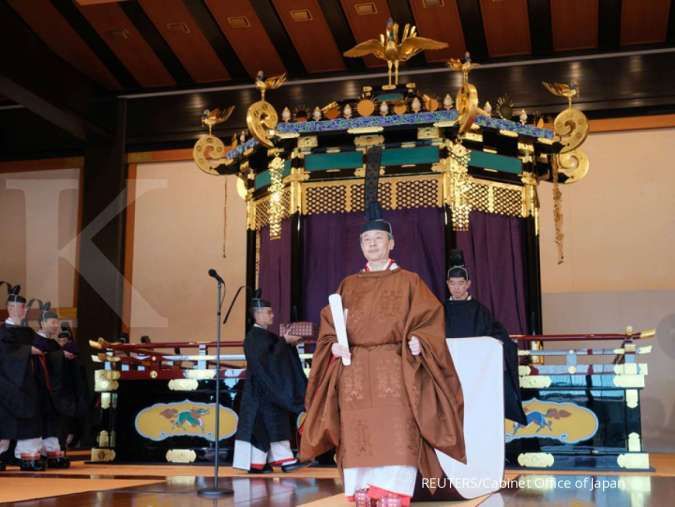 Lewat ritual Sokui no Rei, Kaisar Jepang Naruhito resmi naik takhta