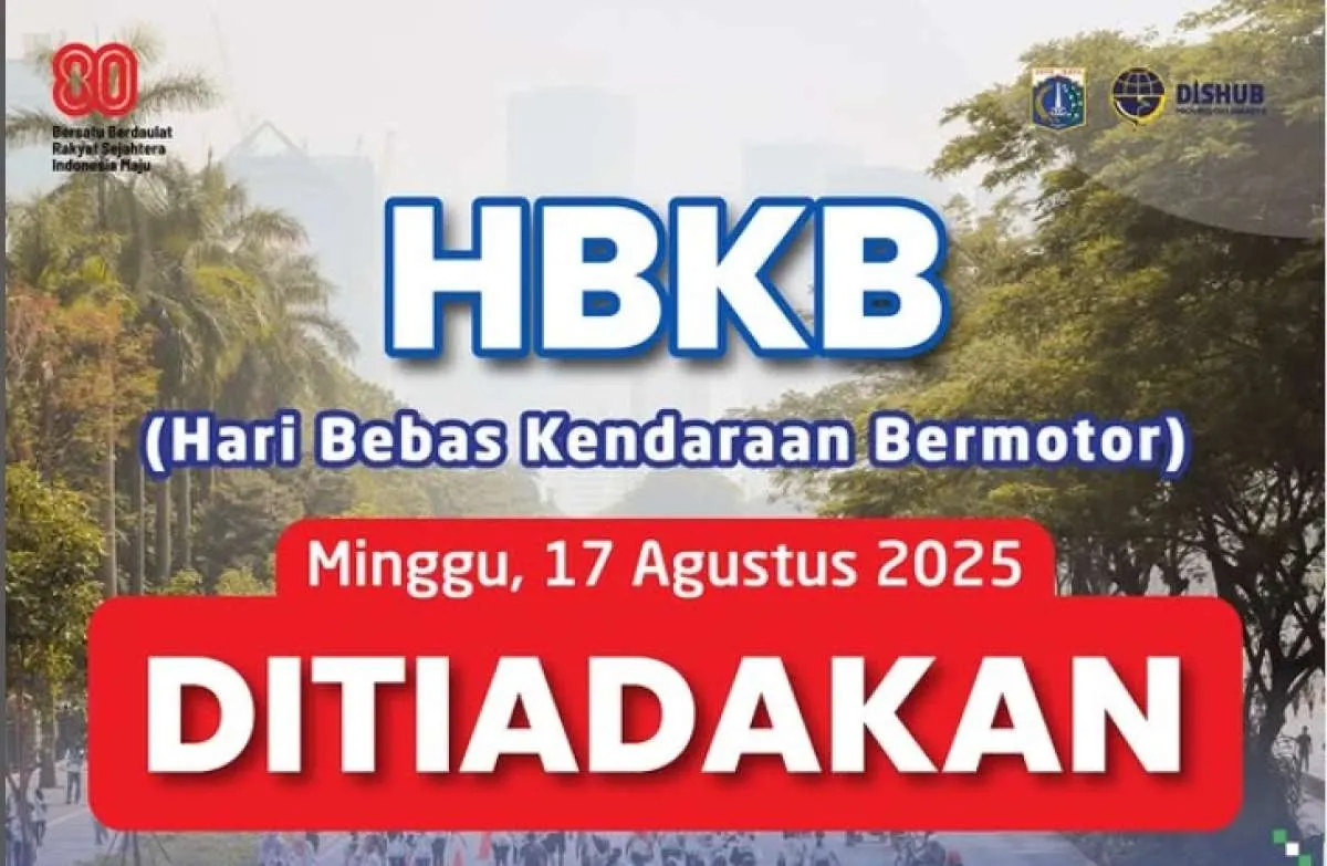 Car Free Day Ditiadakan, Cek Ganjil Genap Jakarta Hari Ini (17 Agustus 2025)