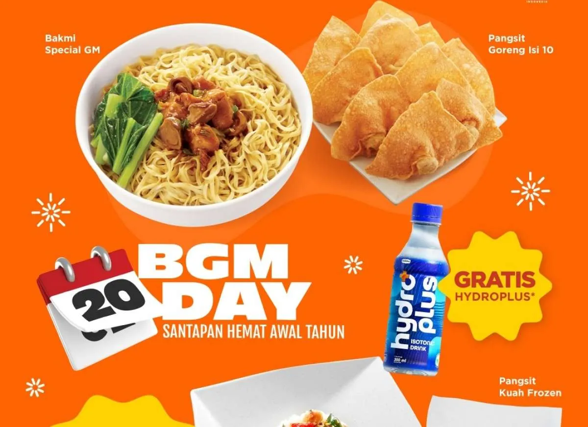 Promo Bakmi GM BGM Day Tiba! 2 Bakmi Special Cuma Rp 50.000, Cek Tanggalnya