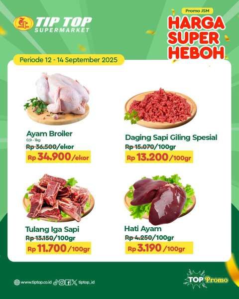 Promo JSM Tip Top 12-14 September 2025