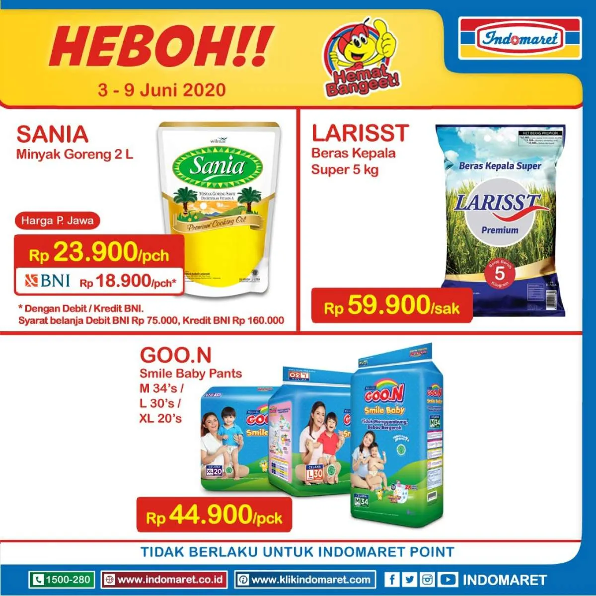 Promo Indomaret Harga Heboh teranyar, 3-9 Juni 2020!
