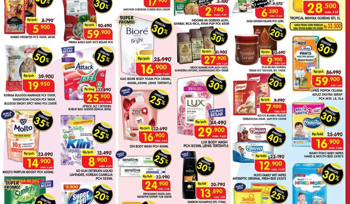 Promo JSM Superindo Periode 17-19 Mei 2024, Indomie Goreng Aceh Beli 5 Lebih Hemat
