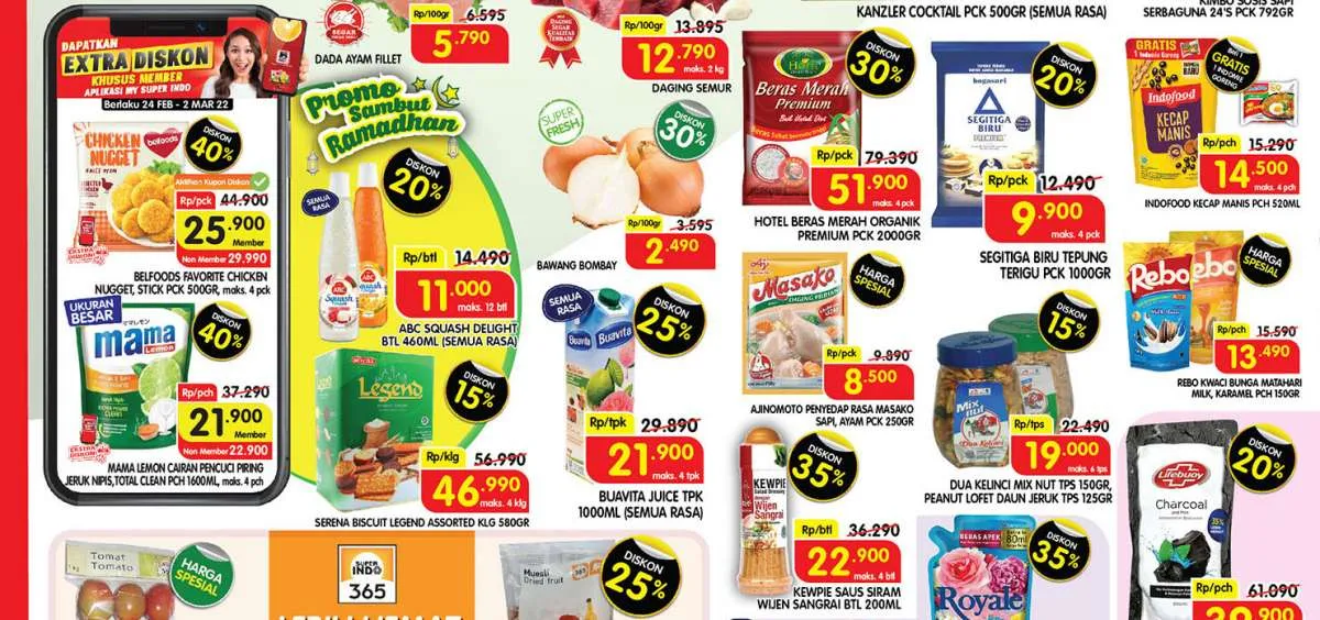 Promo JSM Superindo Hari Minggu (27/2), Promo Gajian Akhir Bulan