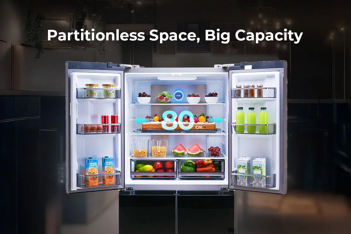 Kulkas Side by Side New Belleza 4 Pintu dari POLYTRON Wujudkan Resolusi Tahun Baru!