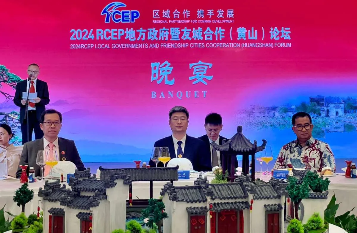 Pasca Jajaki Kerjasama, PJ Gubernur Kaltim Hadiri Jamuan Makan Malam di Anhui