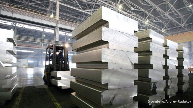 Harga aluminium tertekan data ekonomi