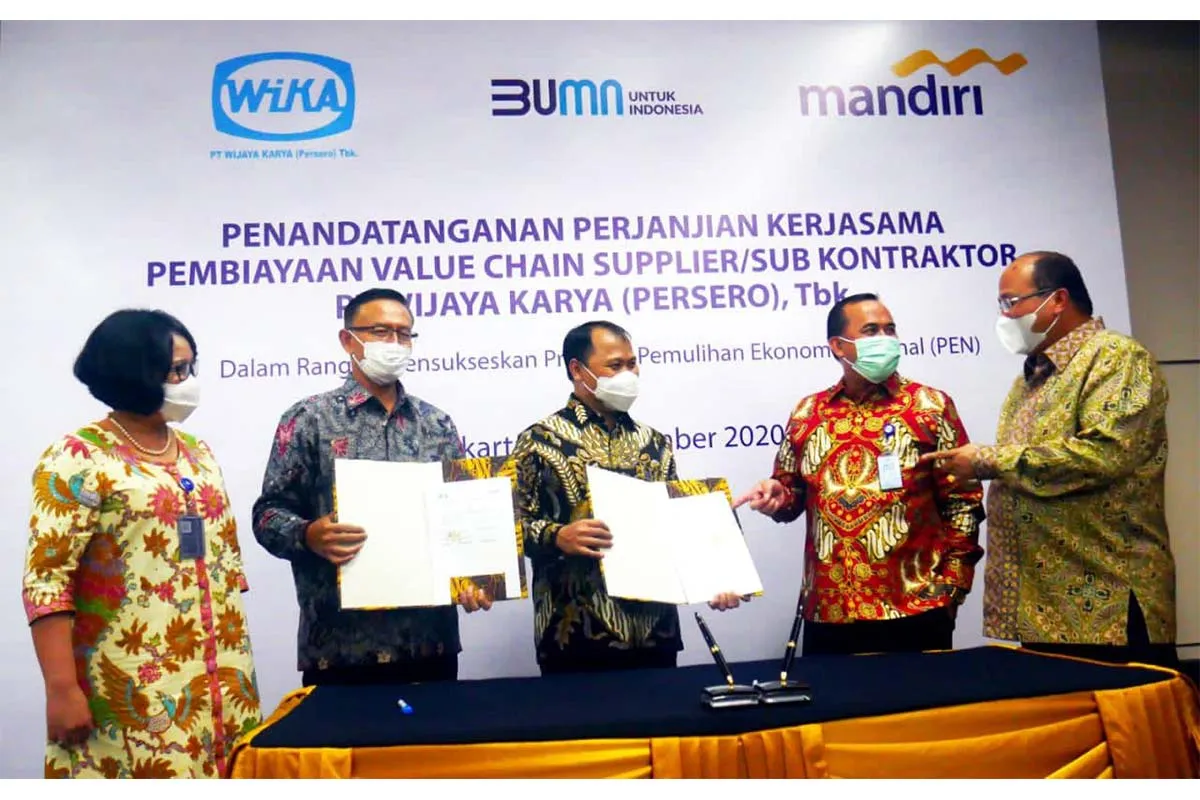 Program PEN: Bank Mandiri Fasilitasi Pembiayaan UKM MItra Wijaya Karya