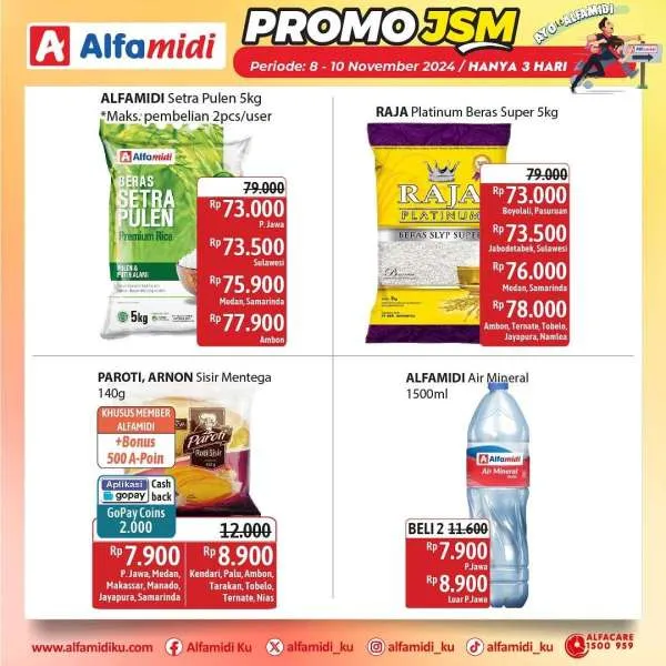 Promo JSM Alfamidi Periode 8-10 November 2024