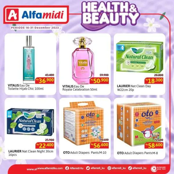 Promo Alfamidi Health & Beauty Periode 16-31 Desember 2023