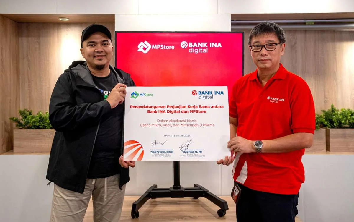 Bank INA Gandeng MPStore Perluas Ekosistem UMKM