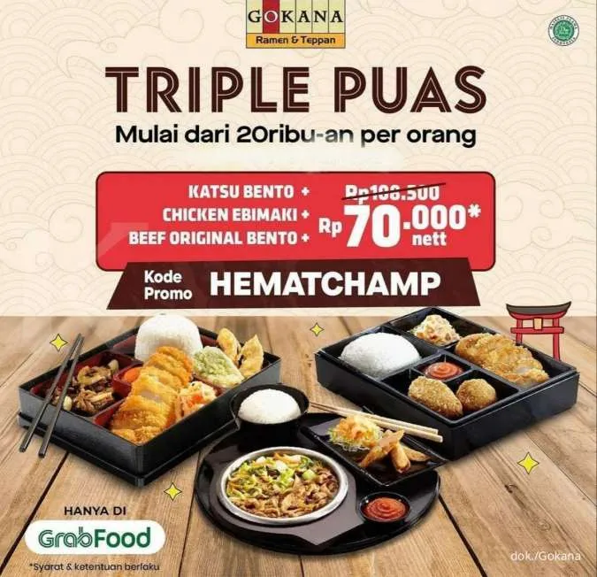 Promo Gokana Weekend 8-9 Januari 2022