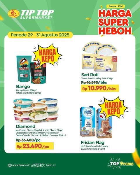 Promo JSM Tip Top 29-31 Agustus 2025
