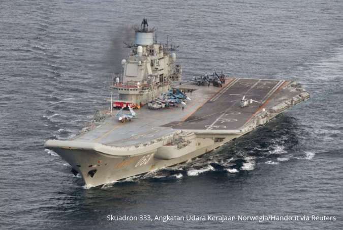 Kapal induk Rusia Admiral Kuznetsov 