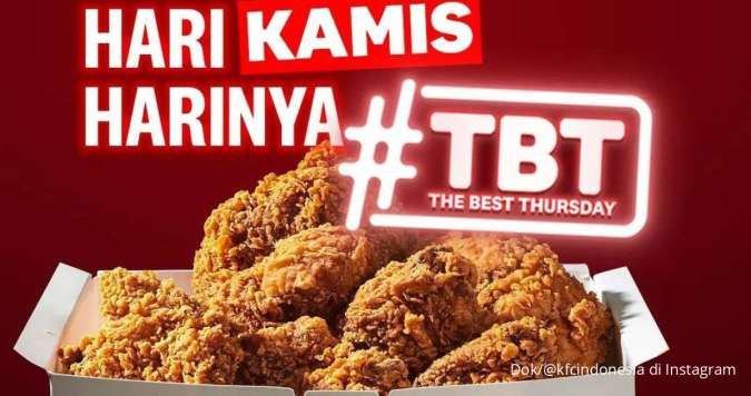 Promo KFC TBT Kamis 27 Juli 2023, Nikmati 7 Ayam Goreng dengan Harga Spesial