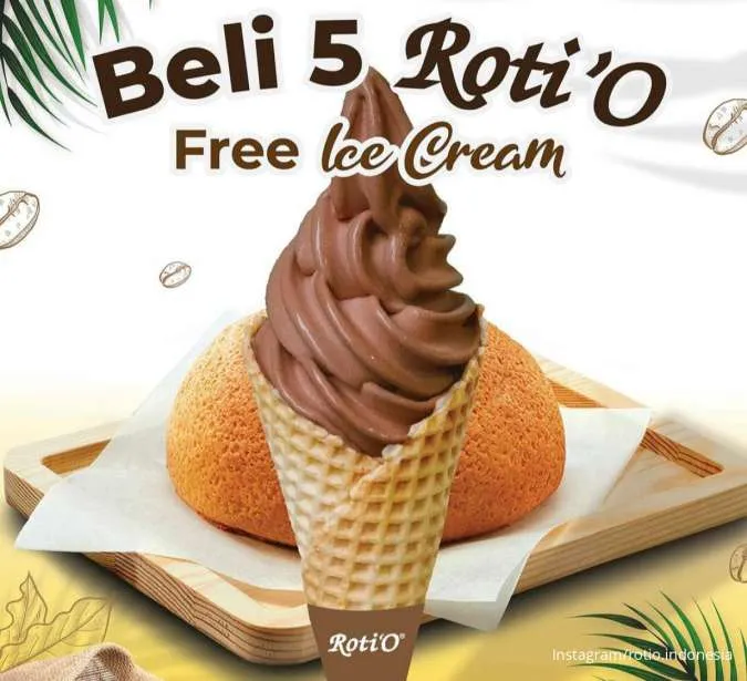 Promo RotiO Beli 5 Gratis Ice Cream