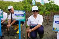 HUT IDSurvey ke-3: Bertiga Bersama Hijaukan Pantai Tirang Semarang