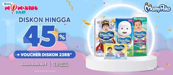 Manfaatkan Diskon s/d 45% Blibli untuk Belanja Popok Anak dengan Lebih Irit