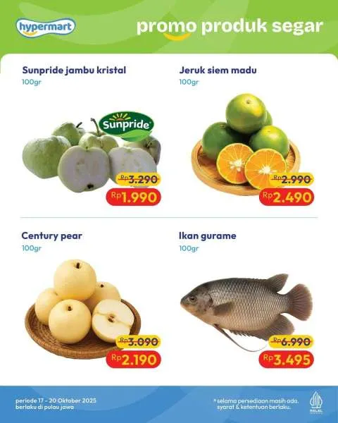 Promo JSM Hypermart Hyper Diskon Weekend Periode 17-20 Oktober 2025