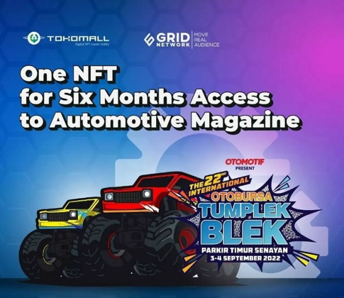 Siap Memasuki Dunia NFT, Grid Network Merilis Koleksi NFT Gajah Monster