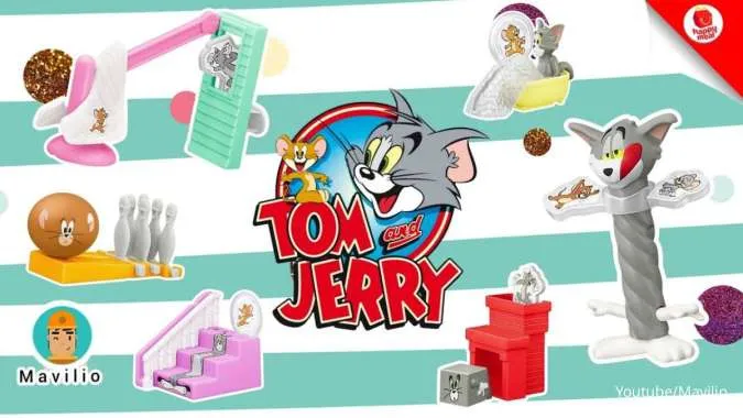 Promo McD Terbaru Mei 2023, Paket Happy Meal Seri Tom and Jerry Rp 43.000