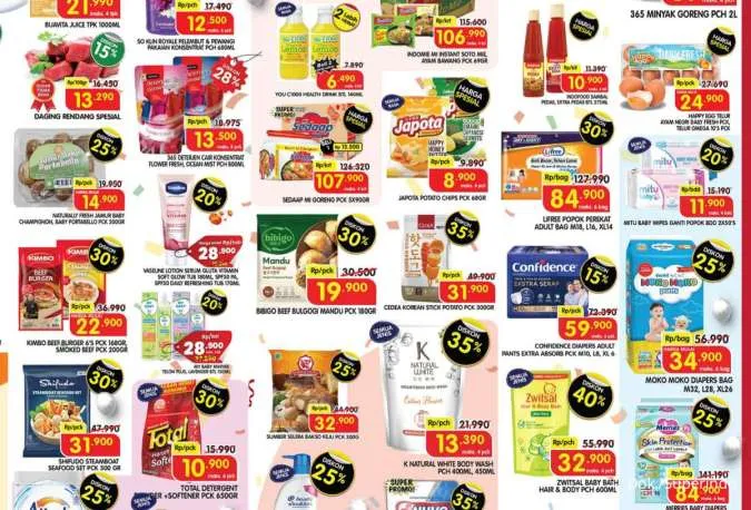 Promo JSM Superindo 8-10 Agustus 2025, Jamur Enoki-Kanzler Nugget Diskon sampai 50%
