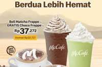 Promo McD McCafe Hemat Berdua 25 Juni-31 Juli 2025, Beli 1 Gratis 1 Hot Cappuccino