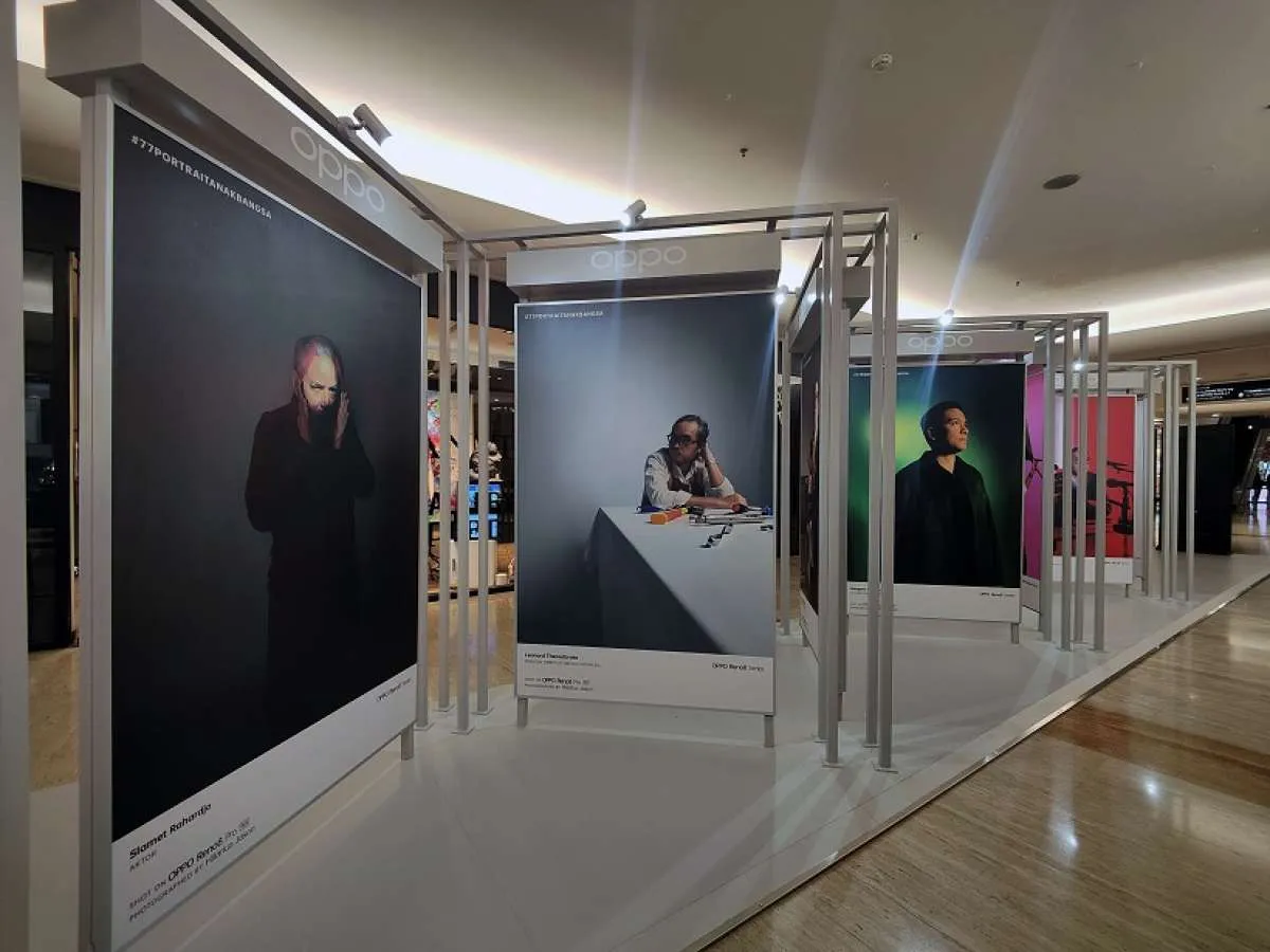 OPPO Unjuk Kebolehan Portrait Expert Reno8 Series di Pameran 77 Portrait Anak Bangsa