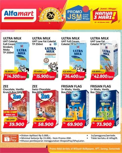 Promo JSM Alfamart Periode 3-5 Oktober 2025