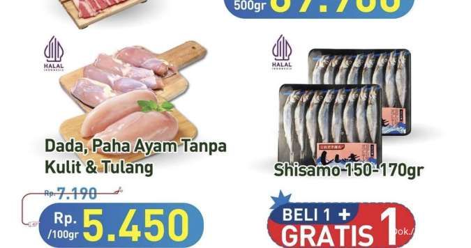 Promo JSM Hypermart 23-26 Agustus 2024, Bakso Sapi-Ikan Shisamo Beli 1 Gratis 1