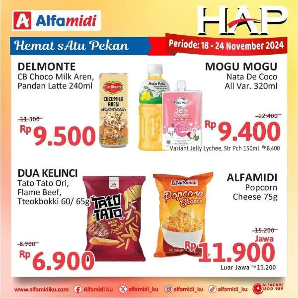 Promo Alfamidi Hemat Satu Pekan Periode 18-24 November 2024