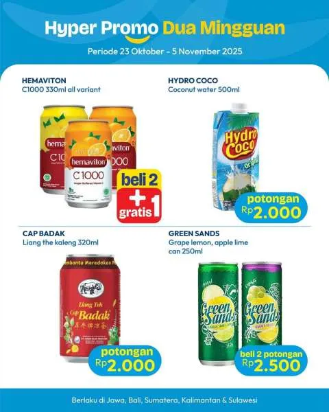 Promo Hypermart Dua Mingguan Periode 23 Oktober-5 November 2025