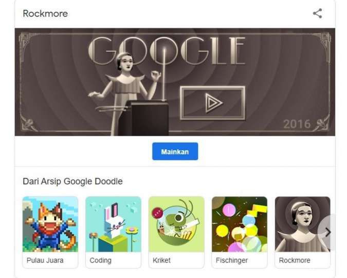 Game Google Doodle