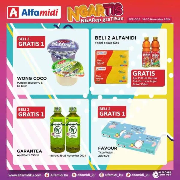 Promo Alfamidi Ngartis (Ngarep Gratisan) Periode 16-30 November 2024