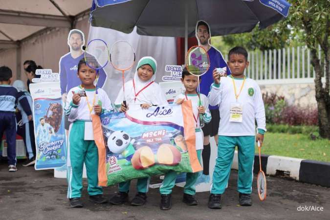 Gencarkan Olahraga Bulutangkis, Aice Dukung Festival Senengminton 2024