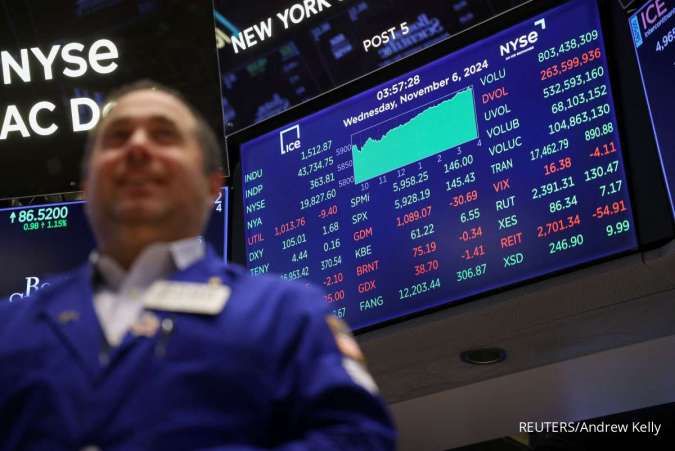 Wall Street Reli: Dow, S&P Capai Level Tertinggi 1 Minggu