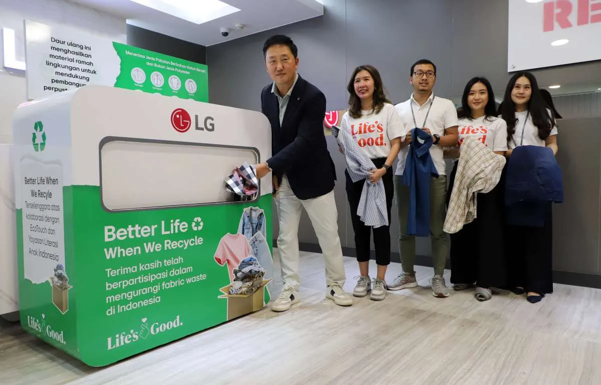 Sampah Tekstil Setiap Orang 30 Kg Per Tahun, LG Tegaskan Pentingnya Daur Ulang