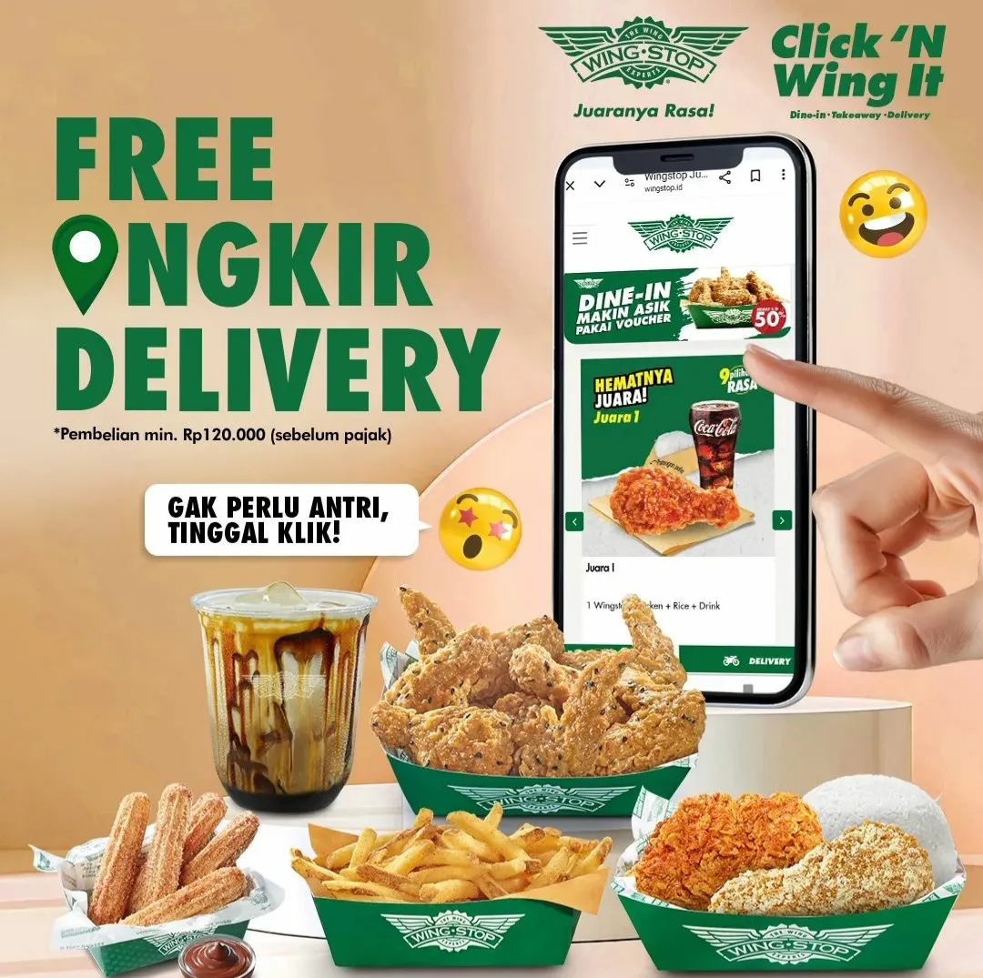 Wingstop Free ongkir
