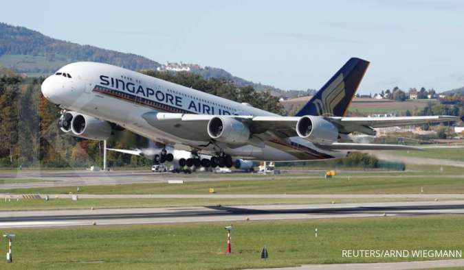 Singapore Airlines grounded hampir semua armadanya gara-gara wabah corona